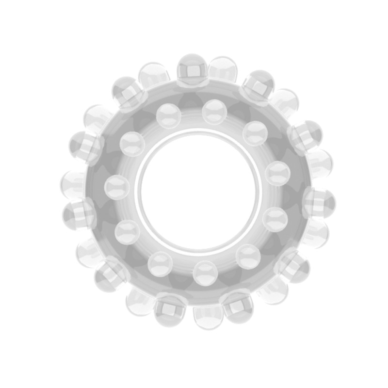 Эрекционное кольцо LoveToy Power Plus Cockring 2 Прозрасное Эрекционное кольцо LoveToy Power Plus Cockring 2 Прозрасное