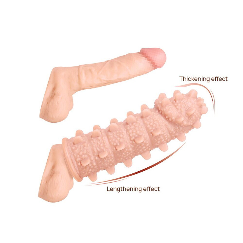 Насадка на член Kokos Extreme Sleeve ES.04 размер M, утолщающая, стимулирующий рельеф Насадка на член Kokos Extreme Sleeve ES.04 размер M, утолщающая, стимулирующий рельеф