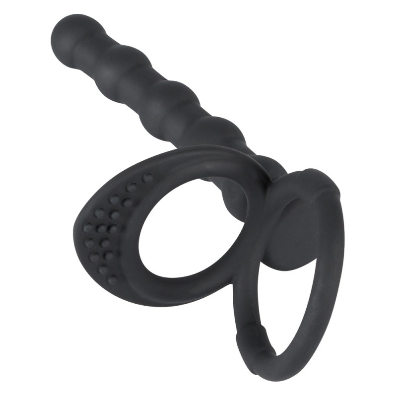 Насадка для двойного проникновения Black Velvets Cock & Ball Ring Насадка для двойного проникновения Black Velvets Cock & Ball Ring