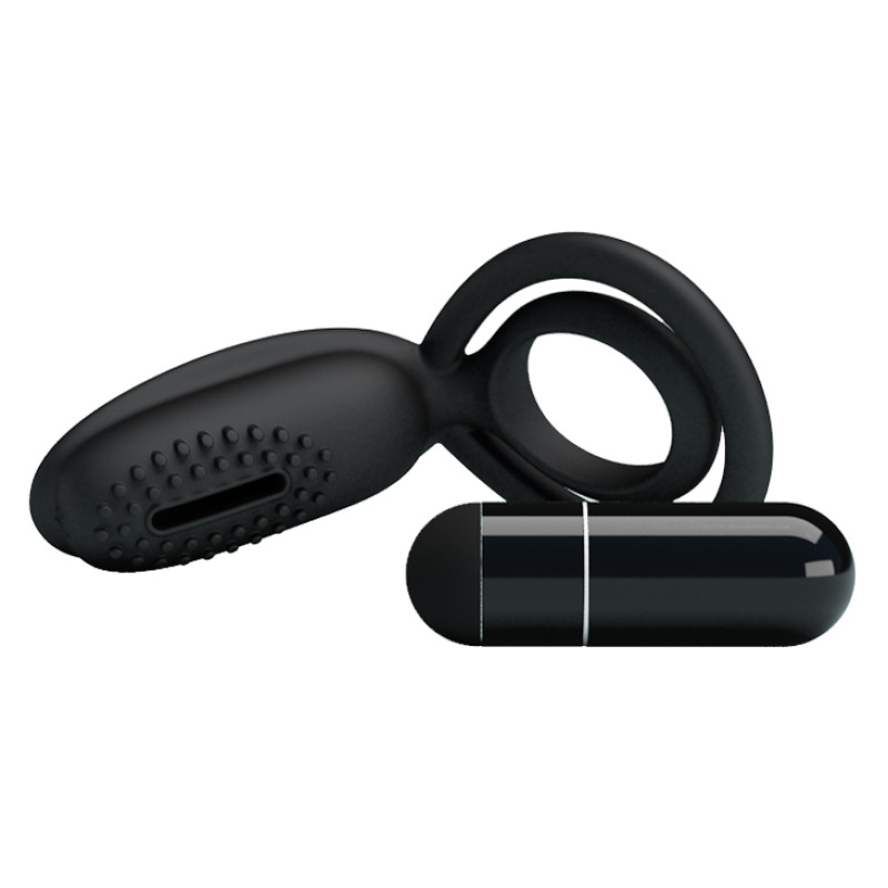 Эрекционное кольцо Pretty Love Penis Ring Черное Эрекционное кольцо Pretty Love Penis Ring Черное