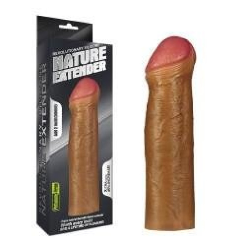 Насадка на член LoveToy Revolutionary Silicone Nature Extender Add 2 Brown 142 Насадка на член LoveToy Revolutionary Silicone Nature Extender Add 2 Brown 142