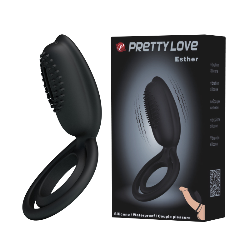 Эрекционное кольцо Pretty Love Penis Ring Черное Эрекционное кольцо Pretty Love Penis Ring Черное