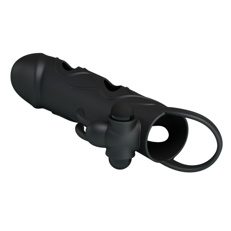 Насадка на член Pretty Love Penis Sleeve 5,5 Чорна Насадка на член Pretty Love Penis Sleeve 5,5 Чорна