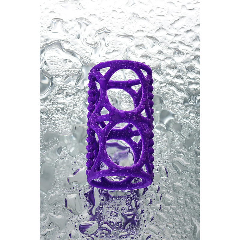 Насадка на пенис Toyfa A-TOYS 768003 Фиолетовая Насадка на пенис Toyfa A-TOYS 768003 Фиолетовая