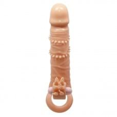Насадка на член Pretty Love Connor Vibrating Penis Sleeve Flesh