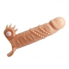 Насадка на член Pretty Love Connor Vibrating Penis Sleeve Flesh