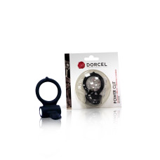 Эрекционное кольцо Marc Dorcel Power Clit Black V2 с вибрацией