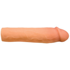 Насадка для увеличения члена Topco Sales Wildfire® Celebrity Series Tommy Gunn Power Suction™ CyberSkin® Penis Extension 22,1х5,2 см