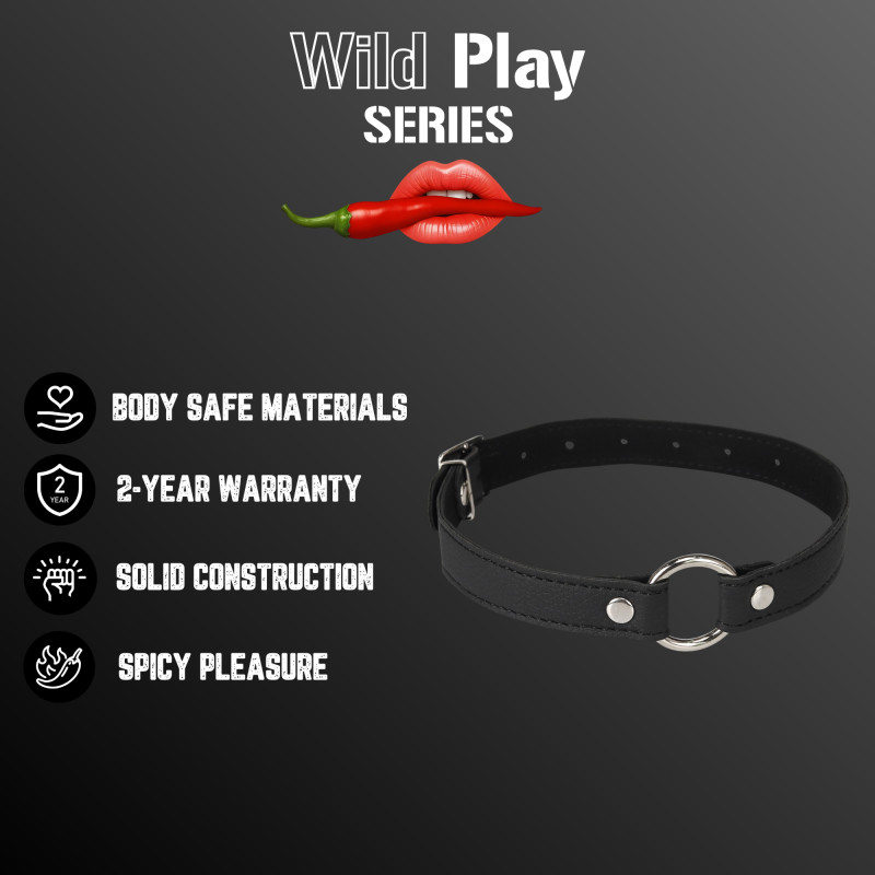 Ошейник Erospace Wild Play Choker With Ring C17