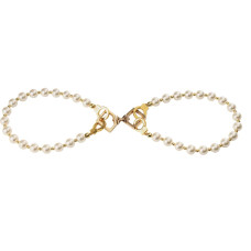 Жемчужные наручники и поножи LOCKINK Pearl Handcuffs & Anklecuffs