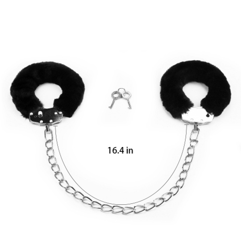Поножи LoveToy Fetish Pleasure Fluffy Leg Cuffs