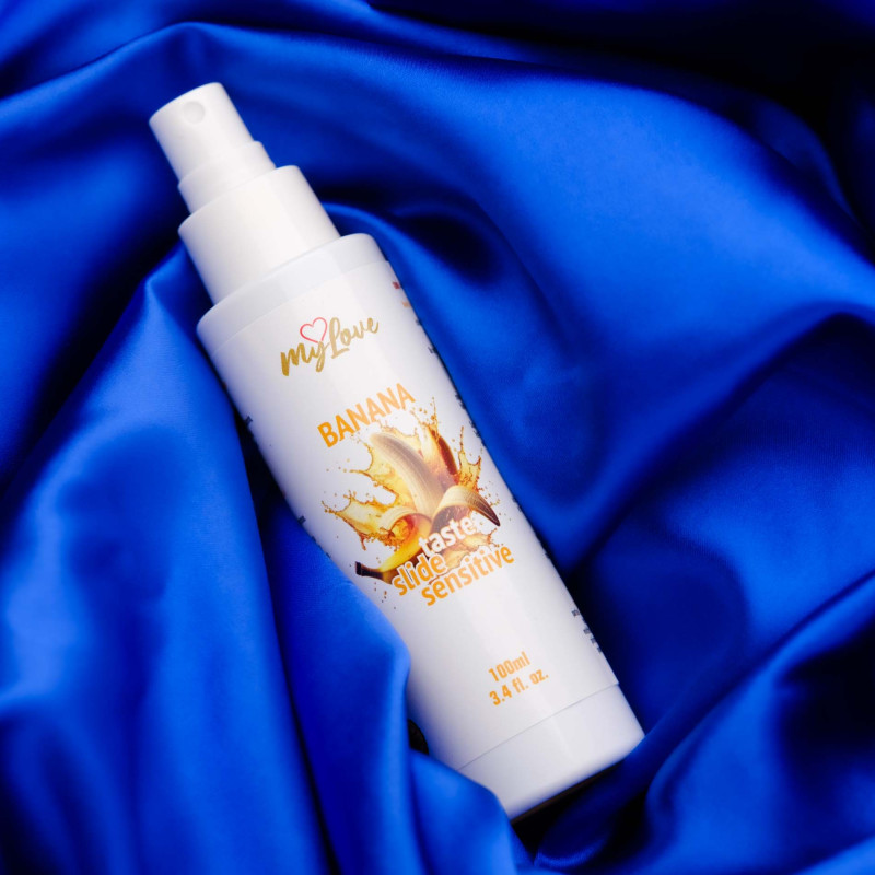 Інтимний гель-лубрикант MyLove Taste Slide Sensitive Banana, 100 мл