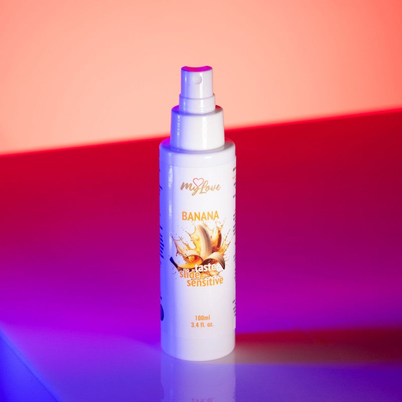 Інтимний гель-лубрикант MyLove Taste Slide Sensitive Banana, 100 мл