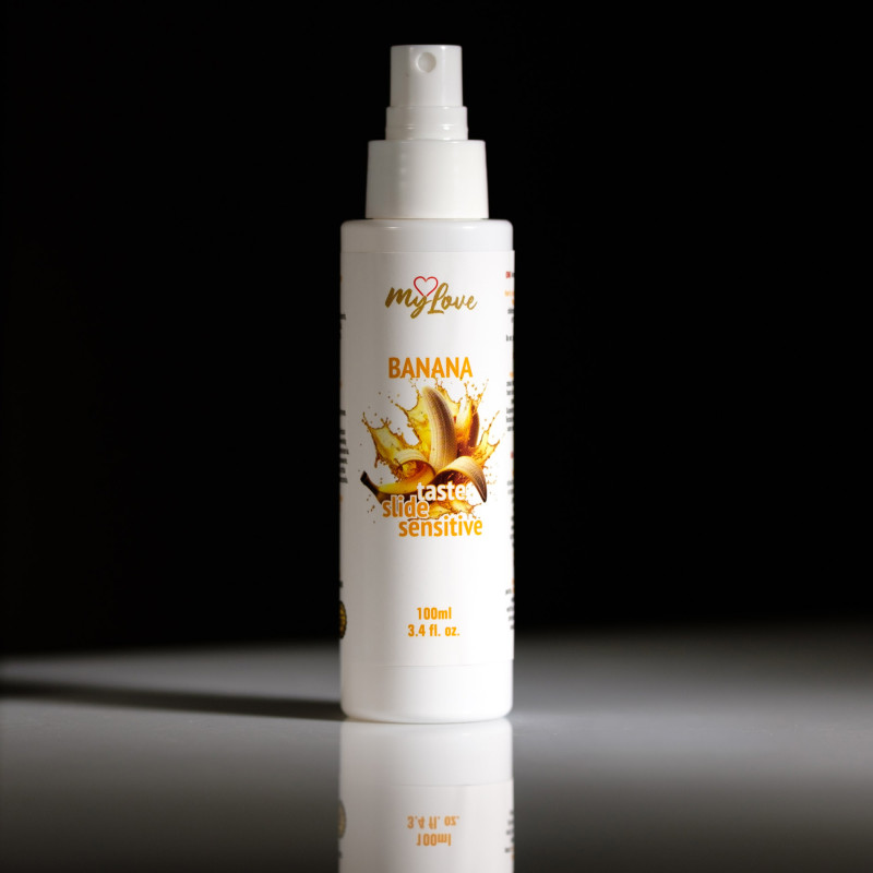 Інтимний гель-лубрикант MyLove Taste Slide Sensitive Banana, 100 мл