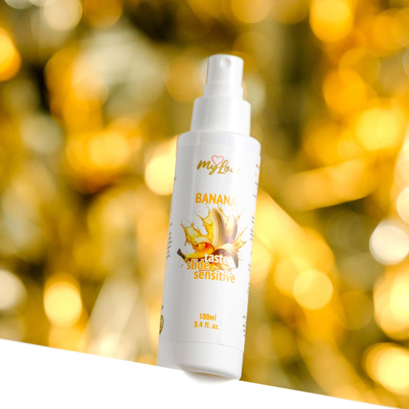 Інтимний гель-лубрикант MyLove Taste Slide Sensitive Banana, 100 мл