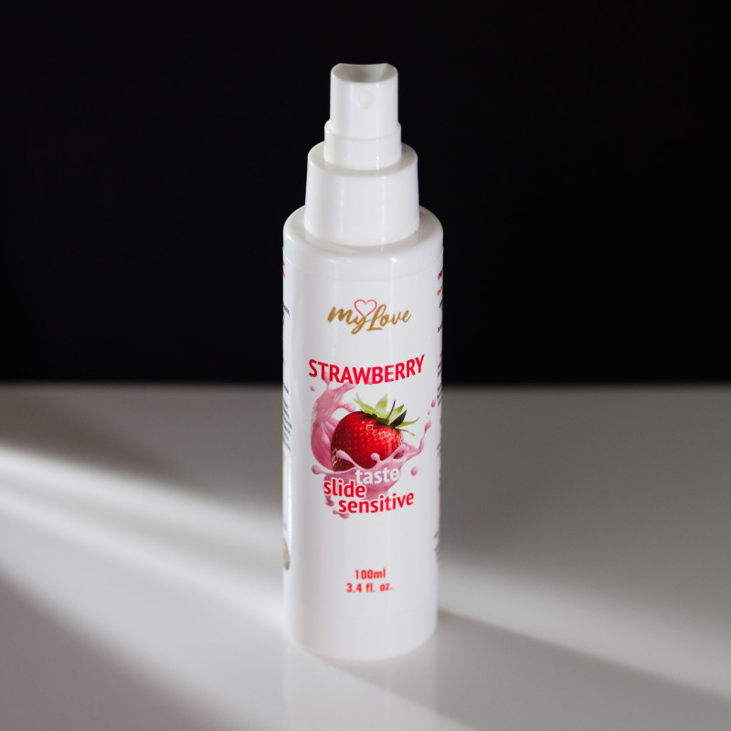 Інтимний гель-лубрикант MyLove Taste Slide Sensitive Strawberry, 100 мл