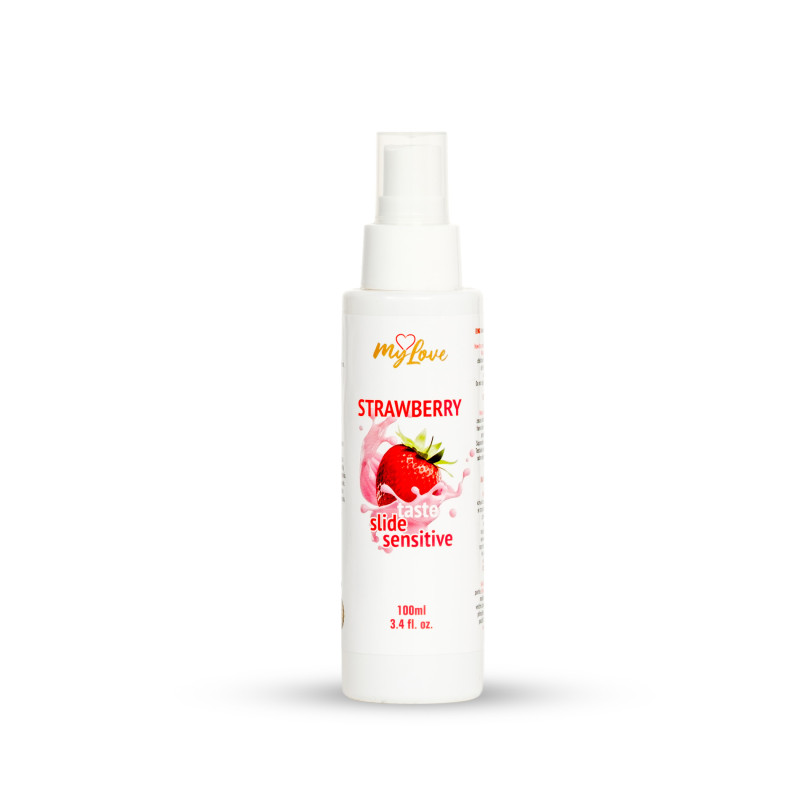 Інтимний гель-лубрикант MyLove Taste Slide Sensitive Strawberry, 100 мл