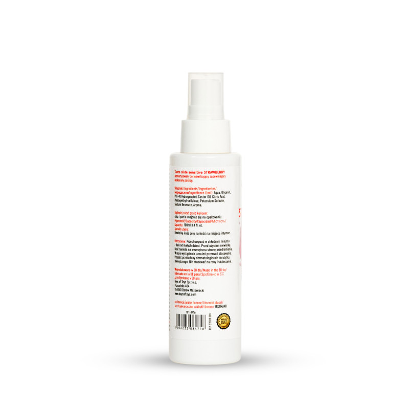 Інтимний гель-лубрикант MyLove Taste Slide Sensitive Strawberry, 100 мл
