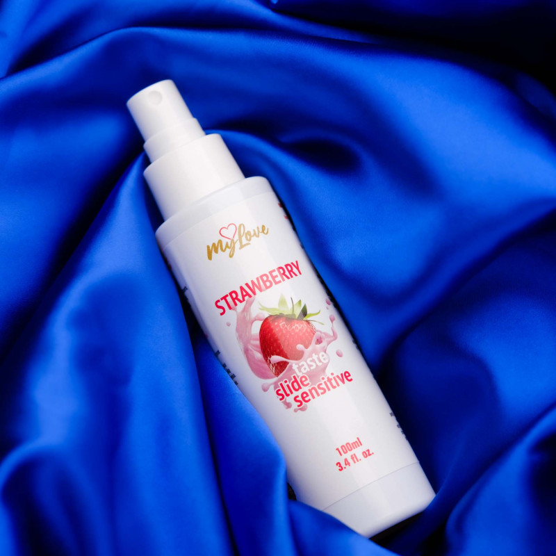 Інтимний гель-лубрикант MyLove Taste Slide Sensitive Strawberry, 100 мл