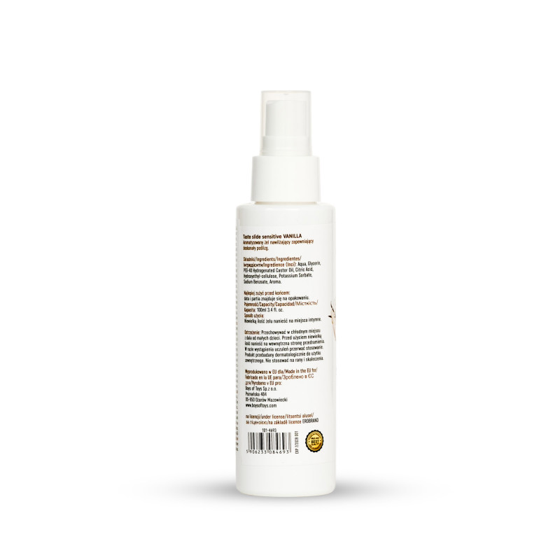 Интимный гель-лубрикант MyLove Taste Slide Sensitive Vanilla, 100 мл