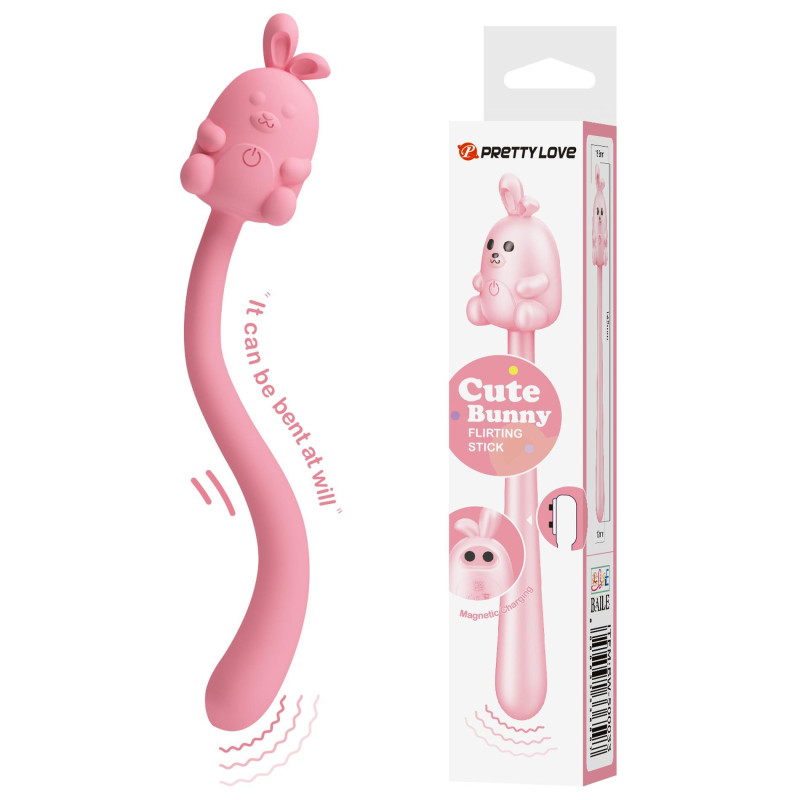 Вибратор Pretty Love Cute Bunny Pink, 7 vibration functions
