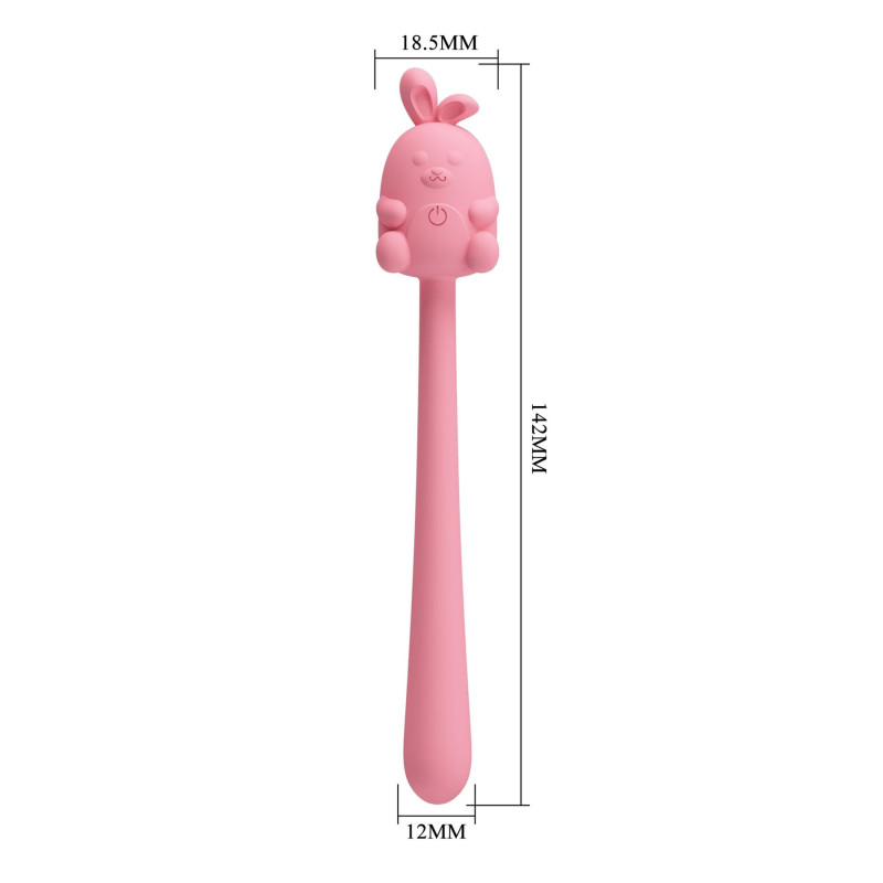 Вибратор Pretty Love Cute Bunny Pink, 7 vibration functions