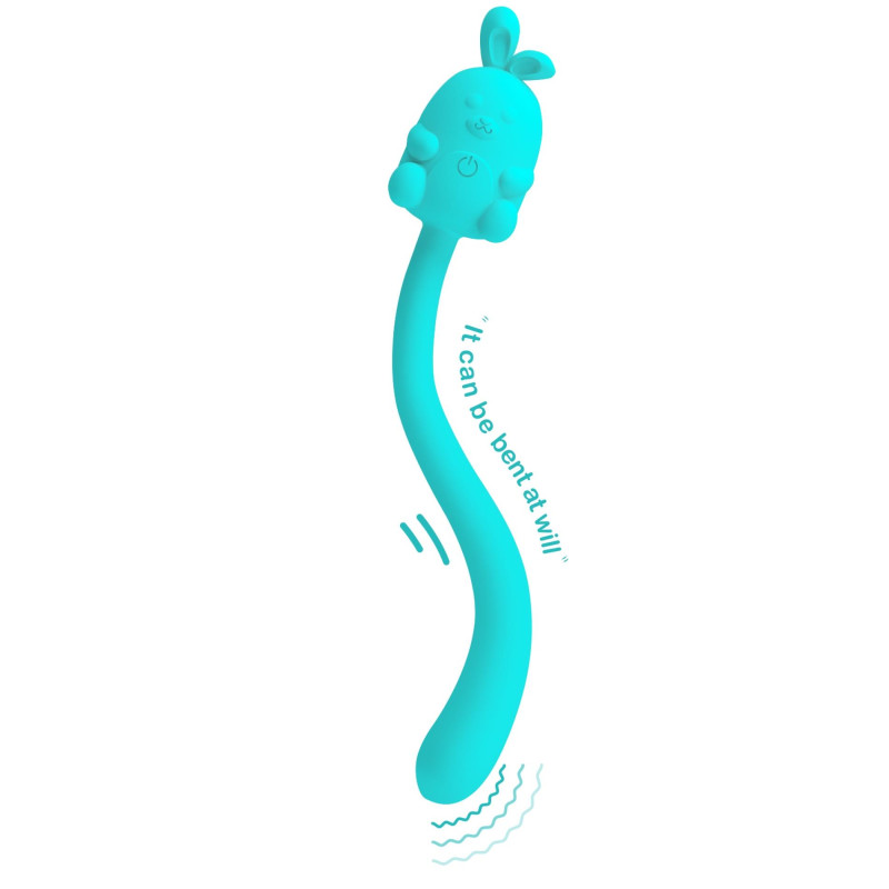 Вибратор Pretty Love Cute Bunny Turquoise, 7 vibration functions