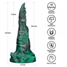 Вибростимулятор LoveToy DoubleLoveToyClaw Vibrating Silicone Dildo Savage Charm