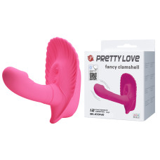 Вибратор Pretty Love Fancy Clamshell Pink