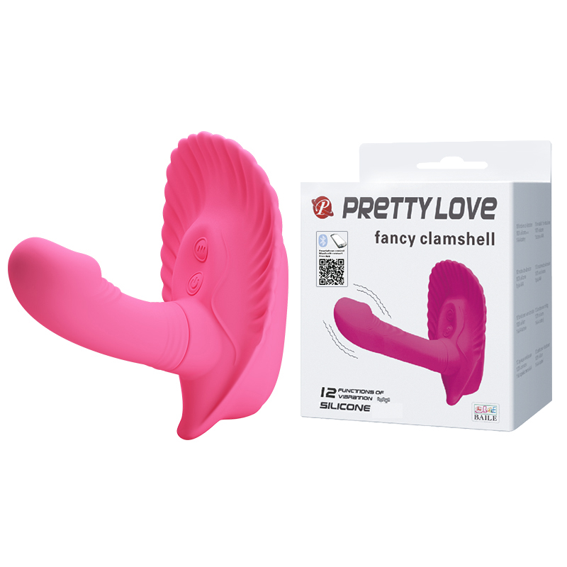 Вибратор Pretty Love Fancy Clamshell Pink