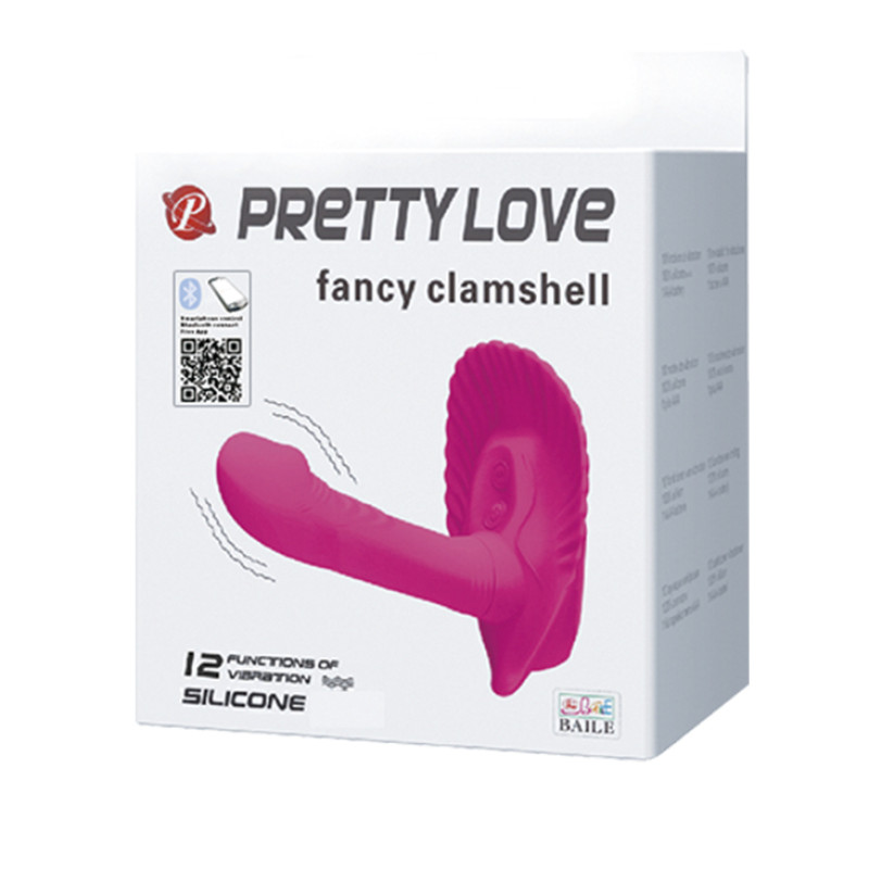 Вибратор Pretty Love Fancy Clamshell Pink