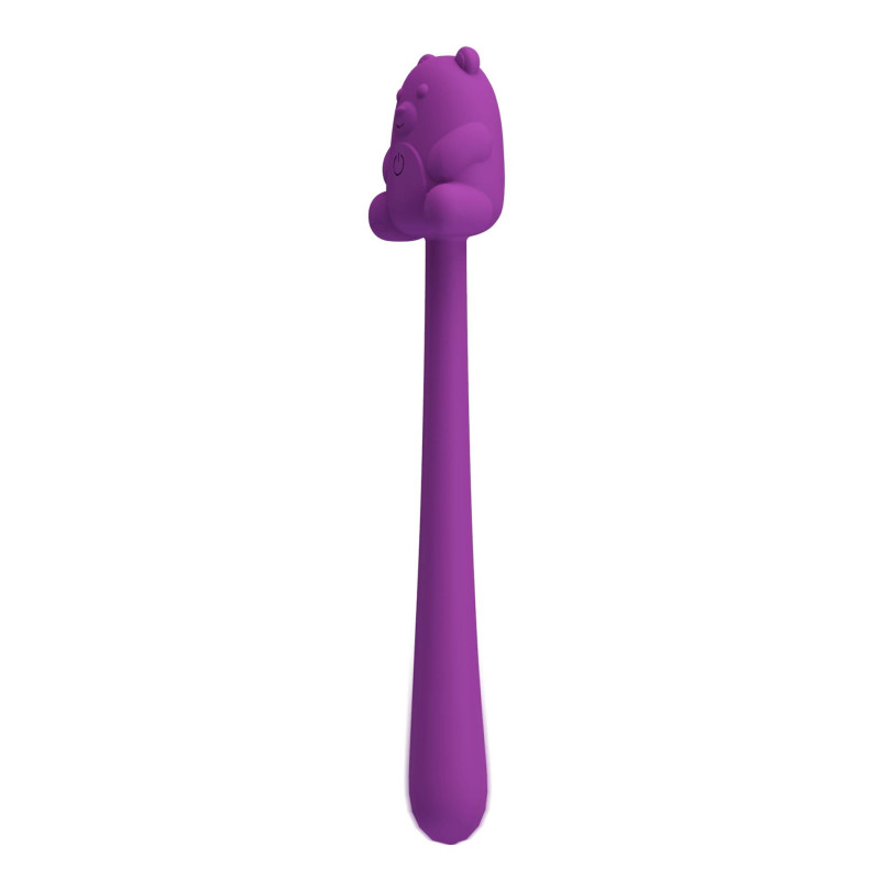 Вибратор Pretty Love Cute Bear Purple, 7 вибрационные функции