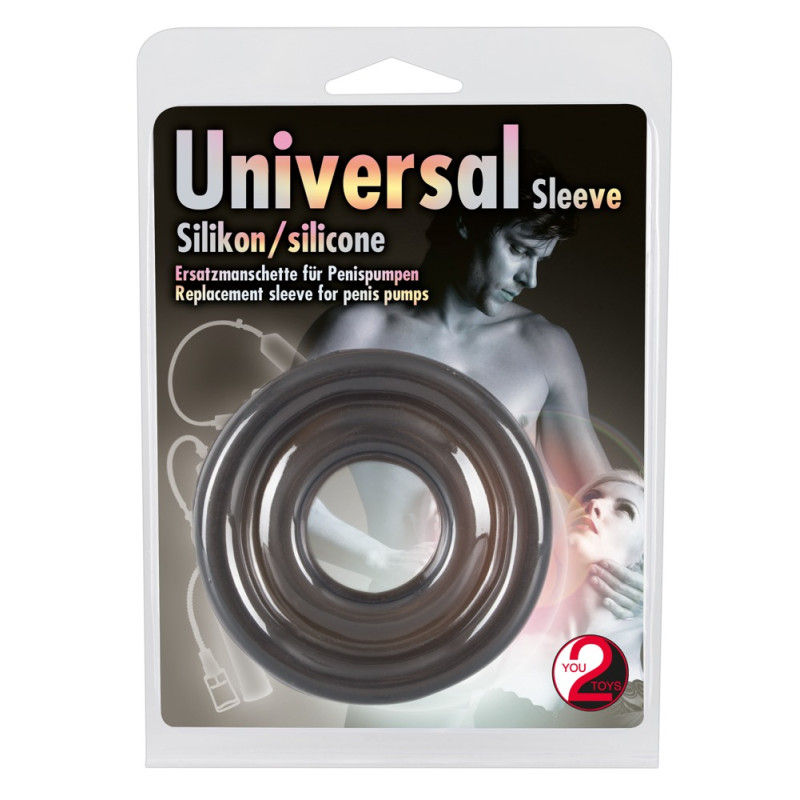 Насадка для помпы You2Toys Universal Silicone Sleeve Черная Насадка для помпы You2Toys Universal Silicone Sleeve Черная