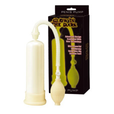 Помпа Seven Creations Glow in the Dark penis Pump