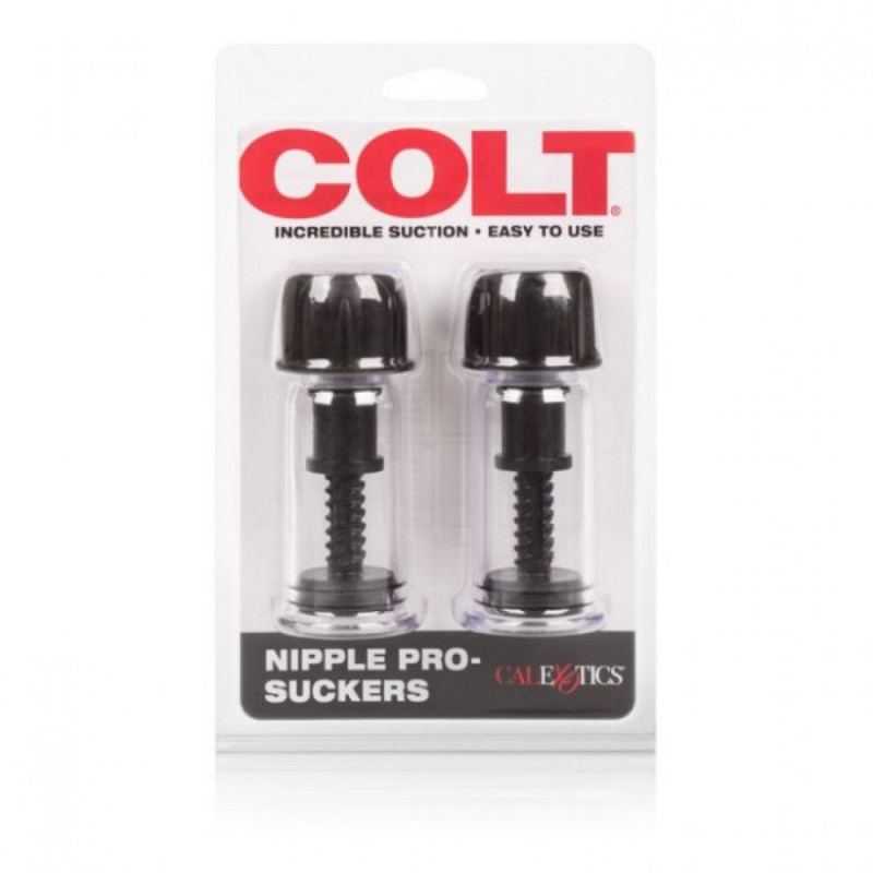 Помпи для сосків California Exotic COLT Nipple Pro-Suckers чорні Помпи для сосків California Exotic COLT Nipple Pro-Suckers чорні