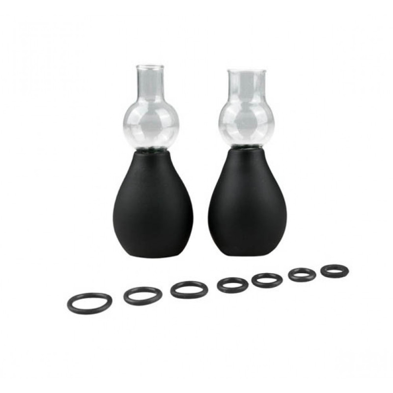 Вакуумні стимулятори для сосків EasyToys Black Вакуумні стимулятори для сосків EasyToys Black