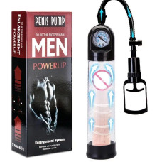 Вакуумна помпа Men Powerup зі стрілковим манометром і ручним насосом