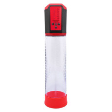 Автоматическая вакуумная помпа Men Powerup Passion Enlargement system Red, перезаряжаемый, 5 режимов