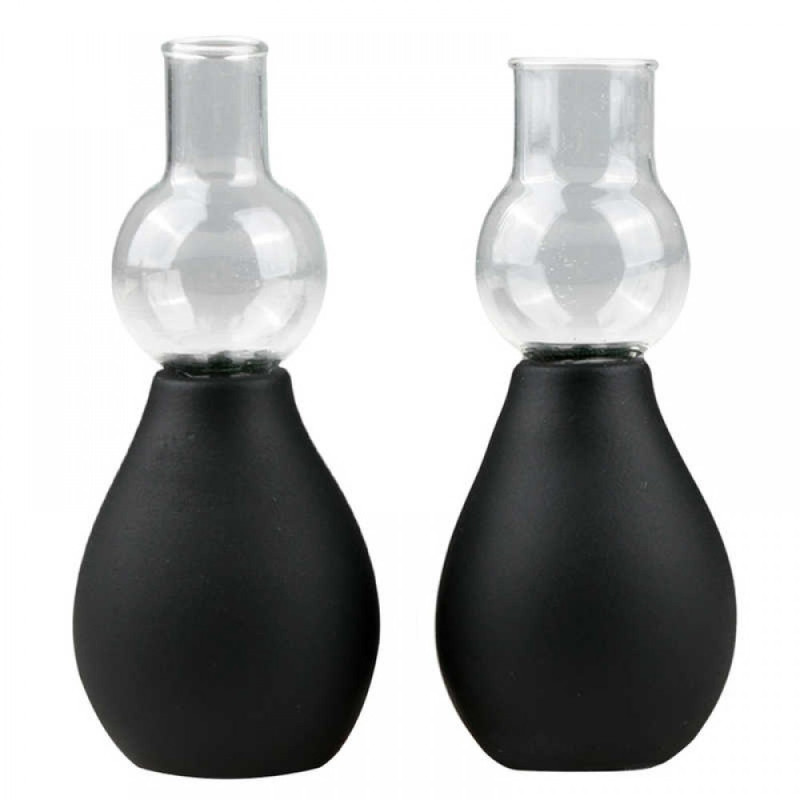 Вакуумні стимулятори для сосків EasyToys Black Вакуумні стимулятори для сосків EasyToys Black