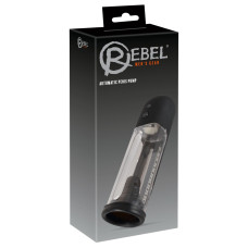 Мужская помпа Rebel Automatic Penis Pump Черная/Прозрачная