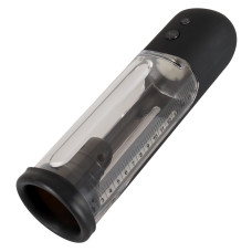 Мужская помпа Rebel Automatic Penis Pump Черная/Прозрачная