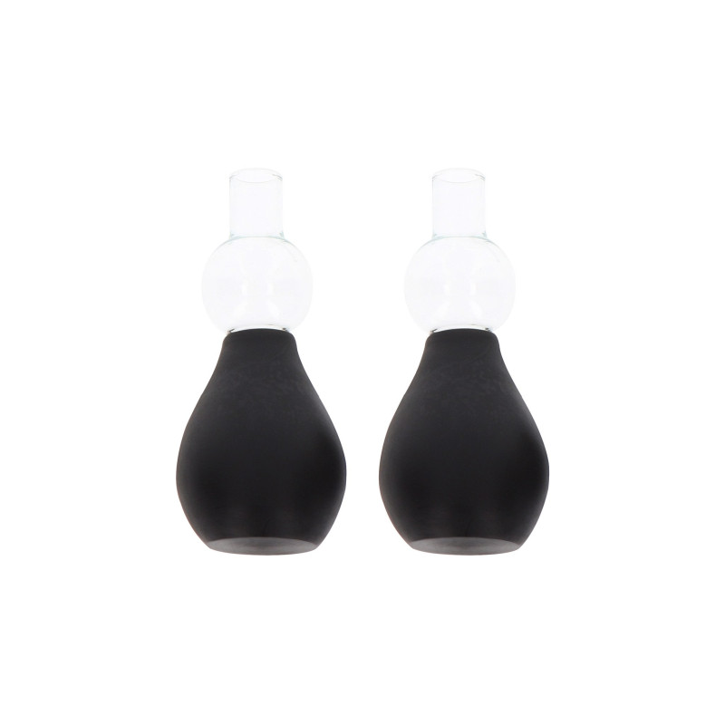 Помпи для сосків Taboom з набором кілець, чорні Помпи для сосків Taboom з набором кілець, чорні