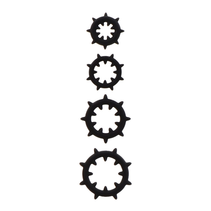 Помпи для сосків Taboom з набором кілець, чорні Помпи для сосків Taboom з набором кілець, чорні