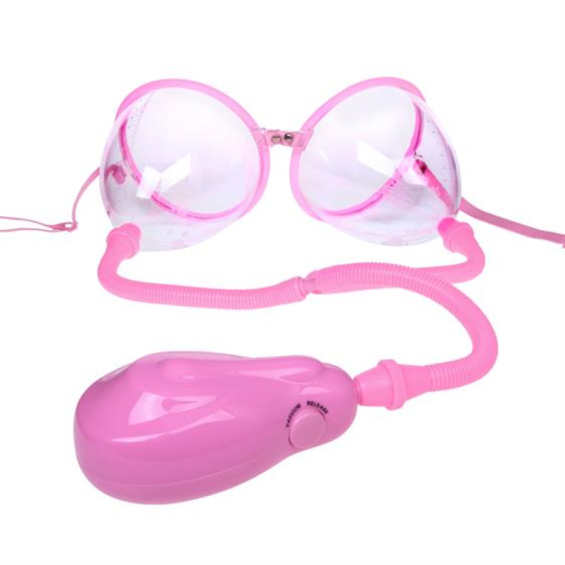 Вакуумный насос для груди LyBaile Breast Pump Enlarge With Twin Cups Vibro