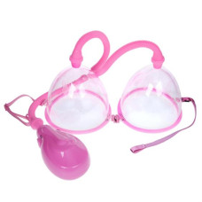 Вакуумный насос для груди LyBaile Breast Pump Enlarge With Twin Cups Vibro