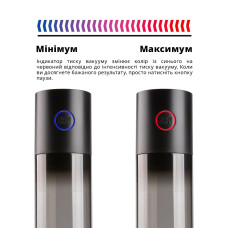 Автоматична вакуумна помпа Otouch MACHO WORK 1, 2 кільця 26 мм та 36 мм, LED-індикатор, до 20 см