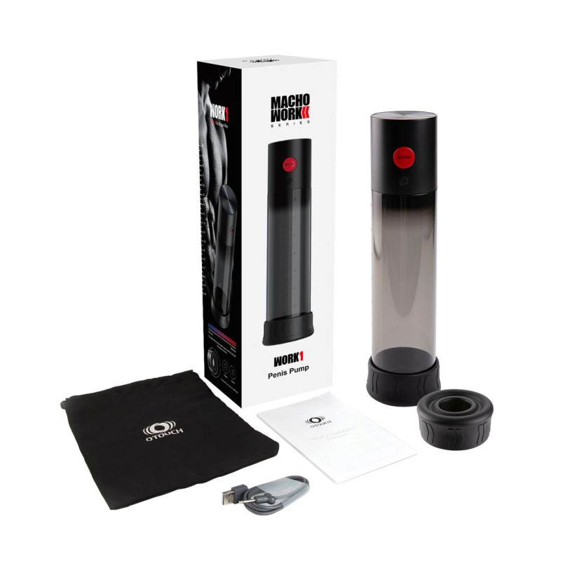 Автоматична вакуумна помпа Otouch MACHO WORK 1, 2 кільця 26 мм та 36 мм, LED-індикатор, до 20 см Автоматична вакуумна помпа Otouch MACHO WORK 1, 2 кільця 26 мм та 36 мм, LED-індикатор, до 20 см