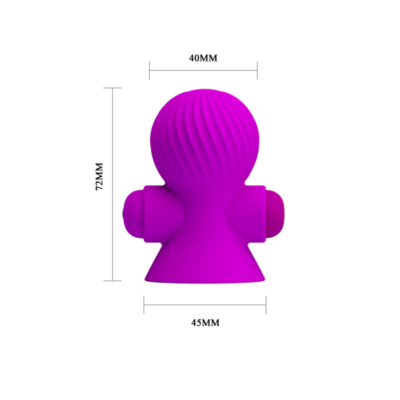 Вакуумная помпа для сосков Pretty Love Nipple Sucker Purple Вакуумная помпа для сосков Pretty Love Nipple Sucker Purple