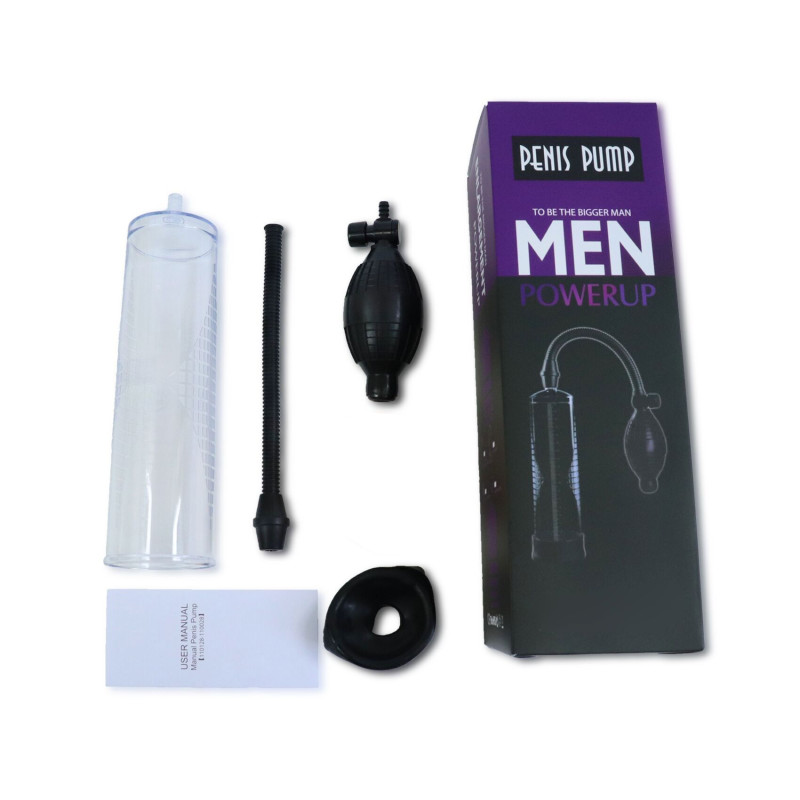 Вакуумная помпа с ручной «грушей» Men Powerup Вакуумная помпа с ручной «грушей» Men Powerup