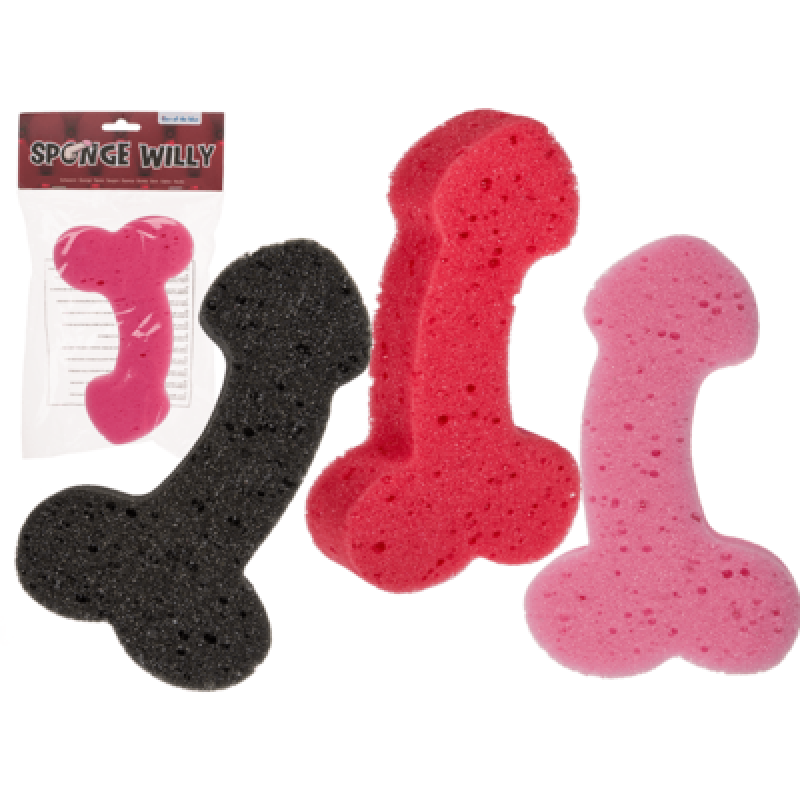 Губка для ванни OOTB Sponge Willy Black, 19 см Губка для ванни OOTB Sponge Willy Black, 19 см